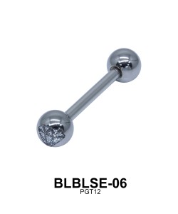 Diamond Surgical Steel Tongue Piercing BLBLSE-06